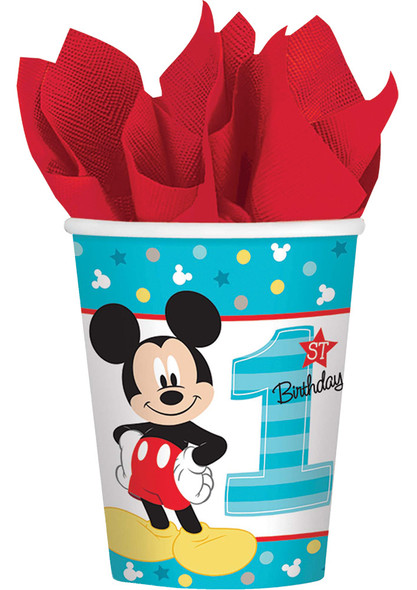 9 oz. Mickey 1st Cups-Pack Of 8