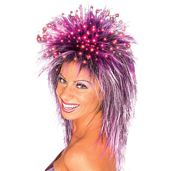 Women's Wig Fiber Optic Purple