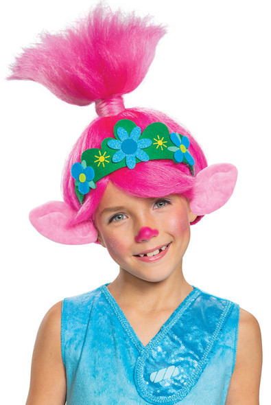 Girl's Poppy Wig Child-Trolls Movie 2 Child Costume