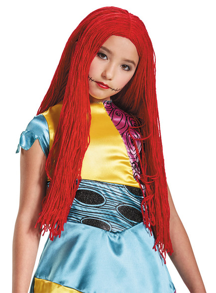 Girl's Sally Wig-Nightmare Before Christmas Child Costume