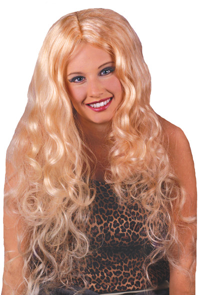 Women's Wig 30" Curly Blonde