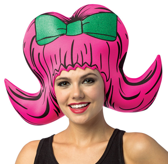 Women's Wig Bouffant Pink Foam