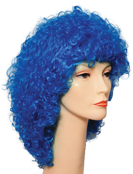 Women's Wig Clown Disco Dark Blue
