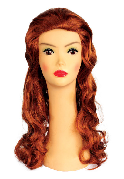 Women's Wig Showgirl Deluxe Strawberry Blonde 27