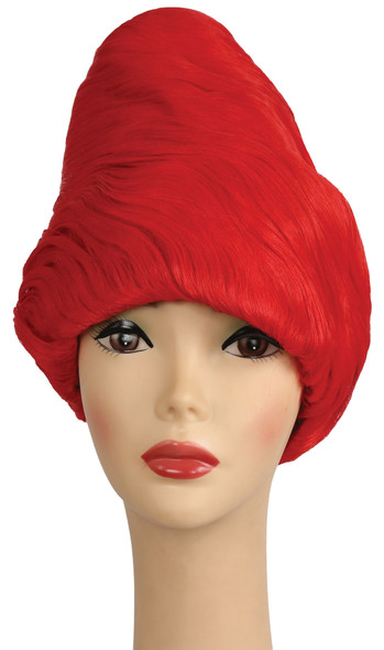 Women's Wig Beehive Tower Red