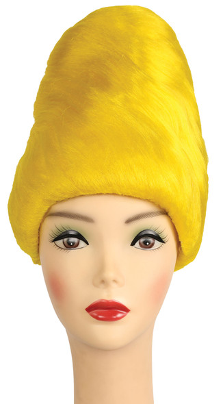 Women's Wig Beehive Tower Yellow