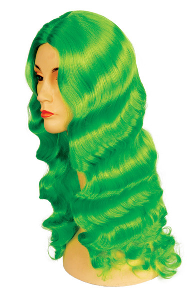 Women's Wig 218 30" Bright Green Kaf4