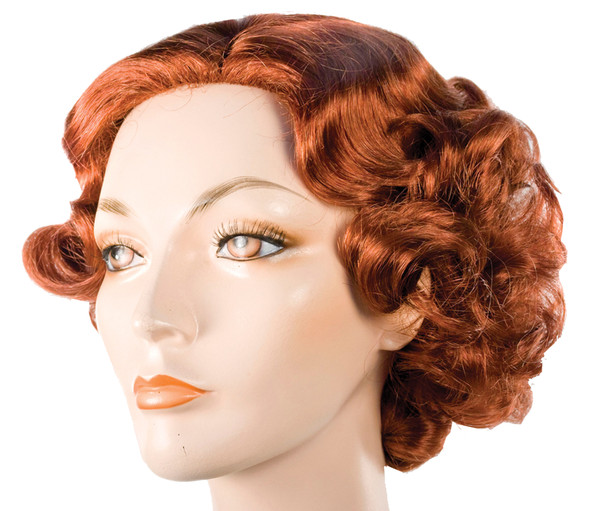 Women's Wig Full Fluff Bright Flame Red 130