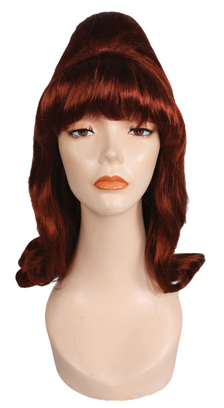 Women's Wig Beehive Pageboy Bright Red 130