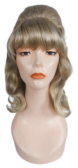 Women's Wig Beehive Pageboy Champagne Blonde 22