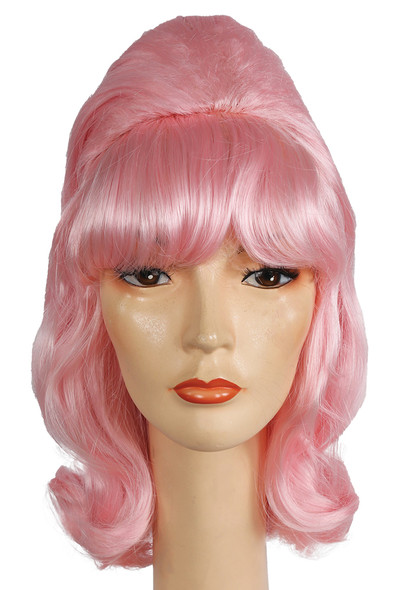 Women's Wig Beehive Pageboy Light Pink