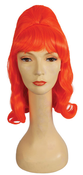 Women's Wig Beehive Pageboy Orange 27