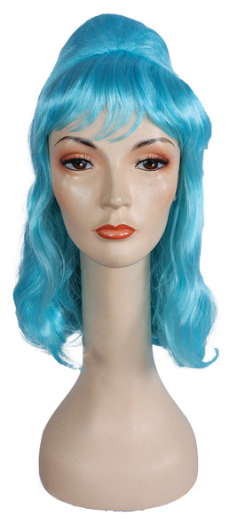 Women's Wig Beehive Pageboy Sky Blue/Light Turquoise