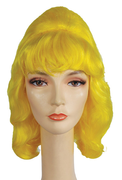 Women's Wig Beehive Pageboy Yellow