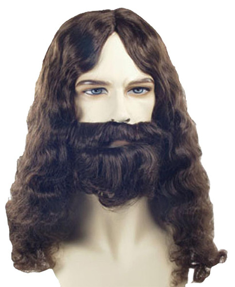 Men's Wig Biblical Special Bargain Dark Brown