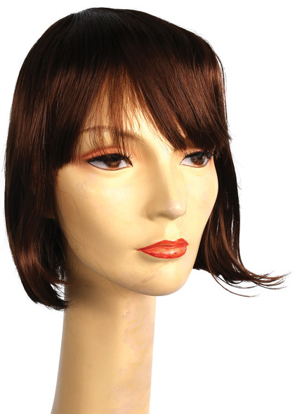 Women's Wig China Doll Medium Brown/Red 30