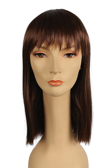 Women's Wig Cleo Blunt Medium Brown Red 30