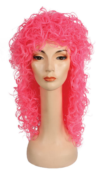 Women's Wig Disco Two Hot Pink Kap
