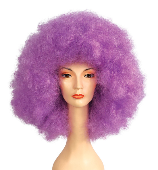 Women's Wig Afro Discount Jumbo Light Purple