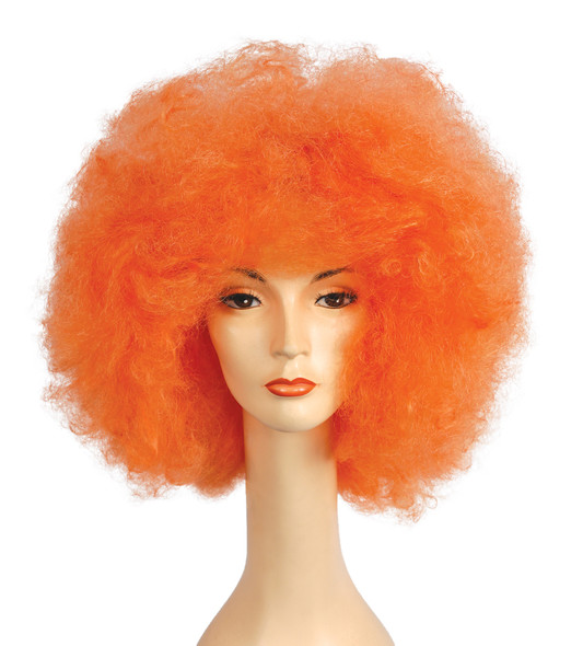 Women's Wig Afro Discount Jumbo Orange