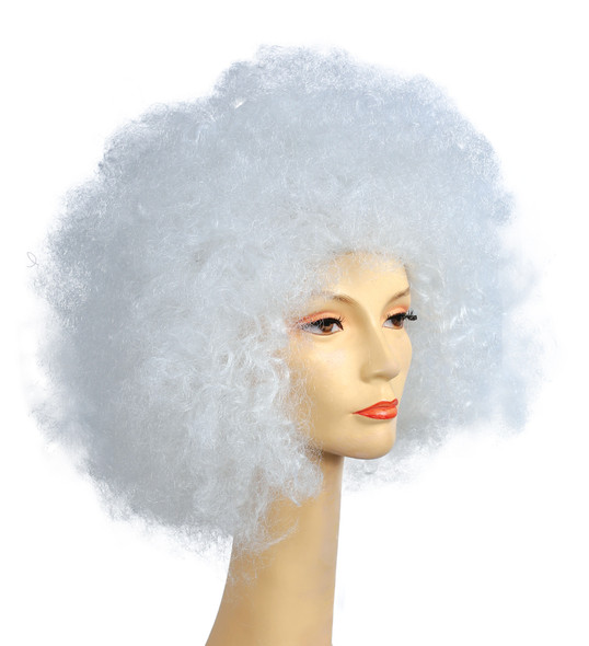 Women's Wig Afro Discount Jumbo White