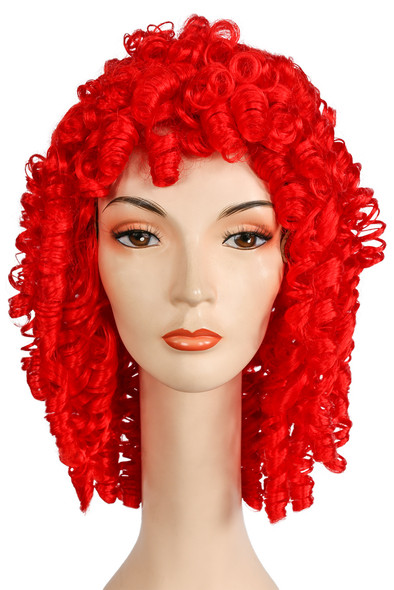 Women's Wig Spring Curl Long Clown Red