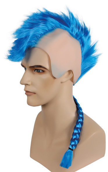 Men's Wig Mohawk Bargain Blue