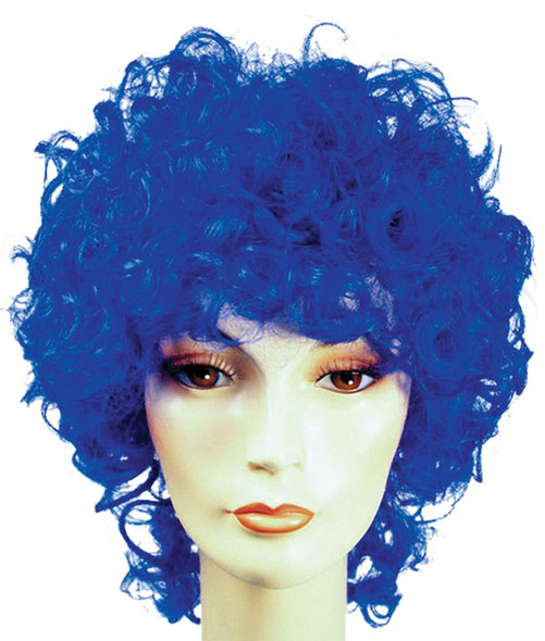 Women's Wig Curly Clown Deluxe Orange KAF18