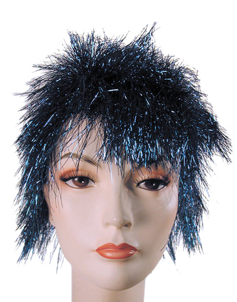 Women's Wig Tinsel Punk Blue