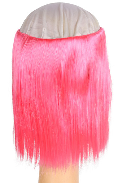 Women's Wig Clown Bald Straight Hot Pink
