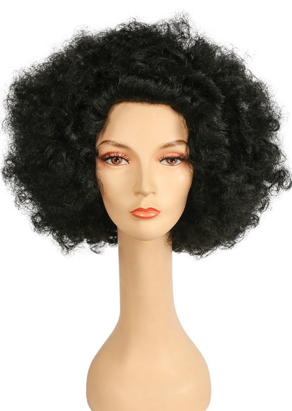 Women's Wig Afro Pulled-Out Black