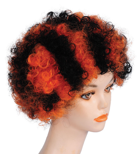 Women's Wig Afro Bargain Black/Orange