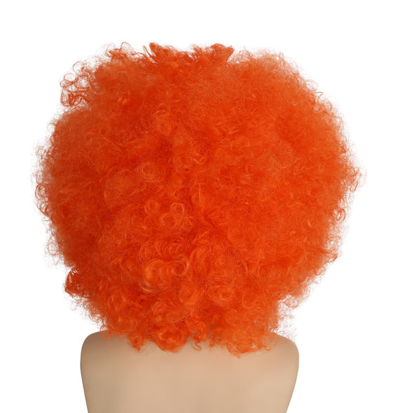 Men's Wig Bald Curly Bargain Orange