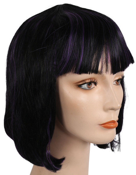 Women's Wig China Doll Bargain Black/Purple