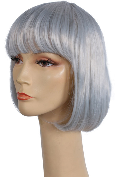 Women's Wig China Doll Bargain Gray White 60