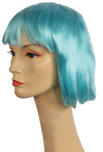 Women's Wig China Doll Bargain Sky Blue/Light Turquoise Kaf3