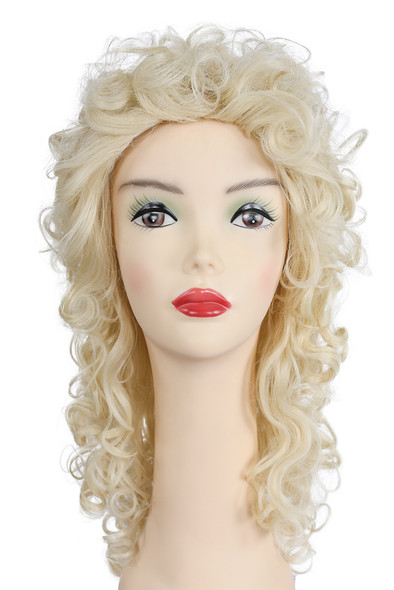 Women's Wig Fancy Bargain Curly Platinum Blonde 613