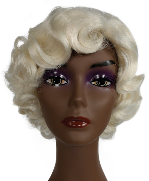 Women's Wig Marilyn Madonna Light Platinum Blonde 613a