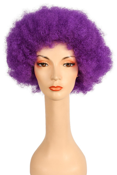 Women's Wig Afro Discount Dark Purple Kafm