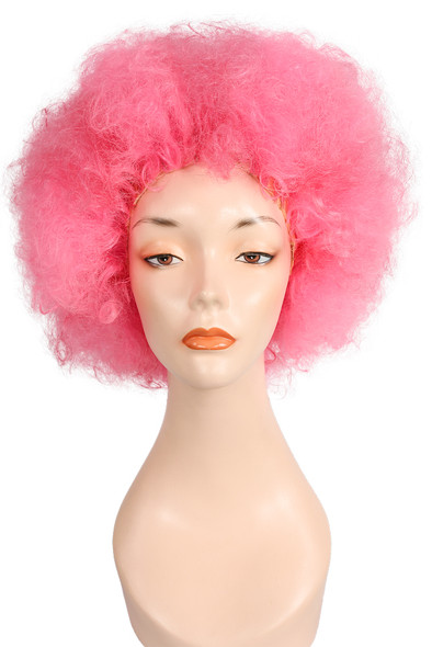 Women's Wig Afro Discount Hot Pink/Light Pink