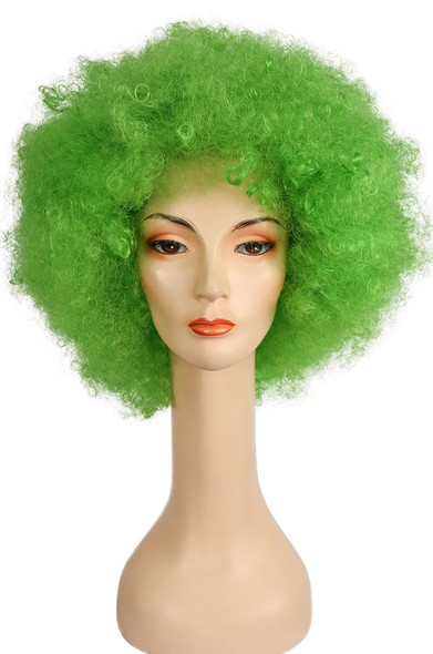 Women's Wig Afro Discount Neon Green