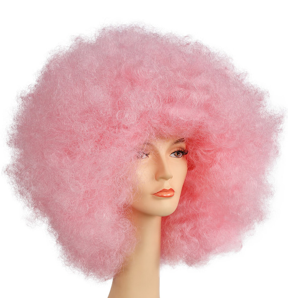 Women's Wig Afro Super Deluxe Light Pink-779682
