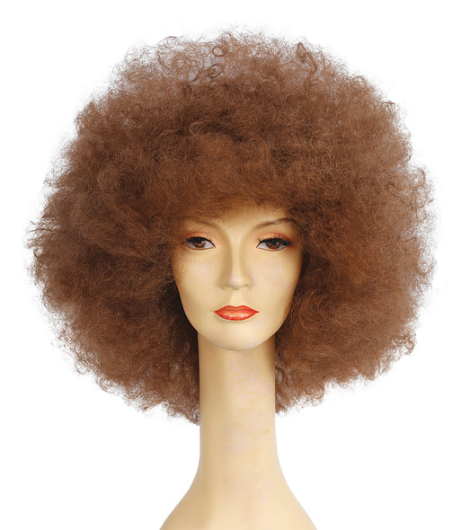 Women's Wig Afro Super Deluxe Medium Brown/Red 30