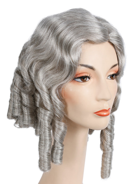 Women's Wig 1840 Dark Brown/Gray 56