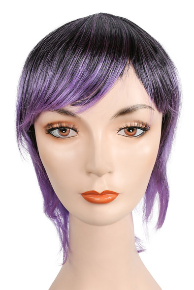 Women's Wig Angel Cut B1007 Black/Purple