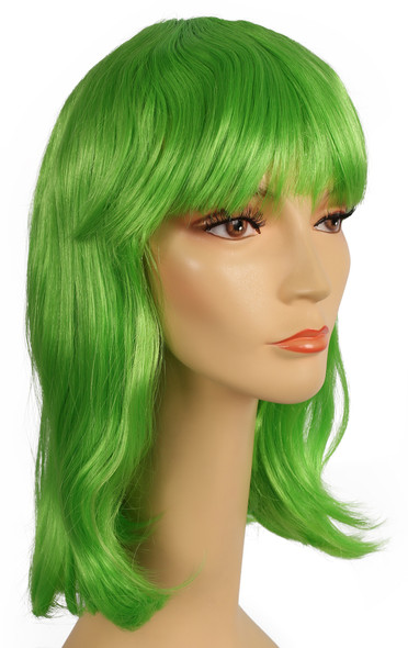 Women's Wig Cleo New Round Green