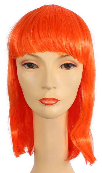 Women's Wig Cleo New Round Orange