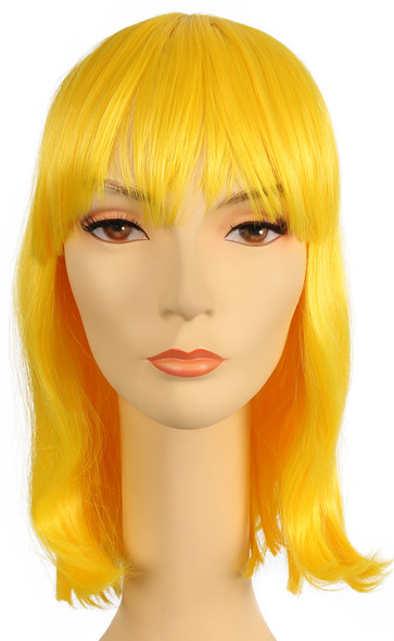 Women's Wig Cleo New Round Yellow