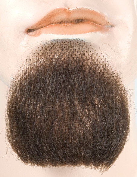 Men's Beard 1-Point Human Hair Medium Brown