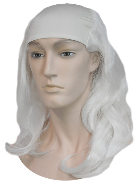 Men's Wig Father Time/Merlin White